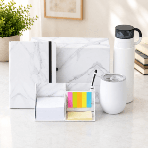 India White Marble Set of 5 in one
