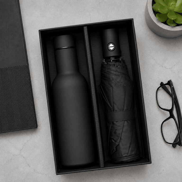 Combo Gift Set with bottle and Umbrella