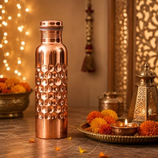 Hammy Copper Bottle
