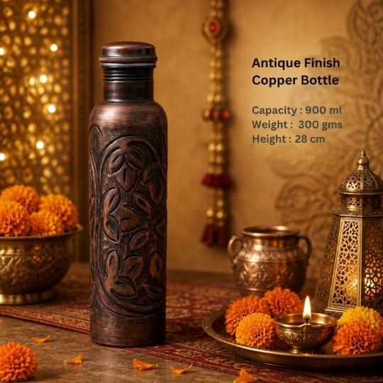 Historix Copper Water Bottle