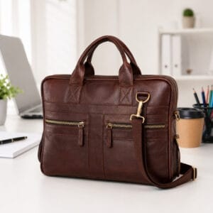 Brown Leatheritte bag