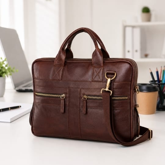Brown Leatheritte bag